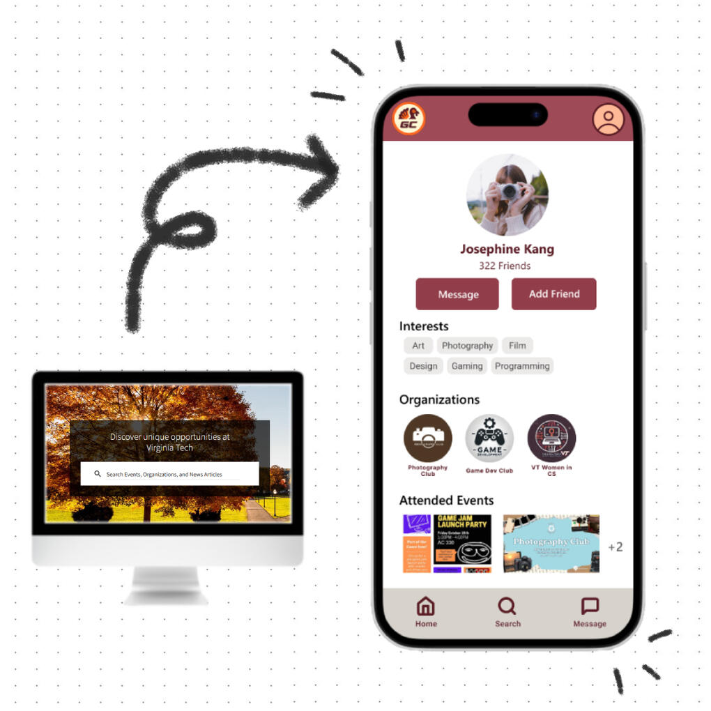 A New Interface for VT's Student Engagement and Campus Life